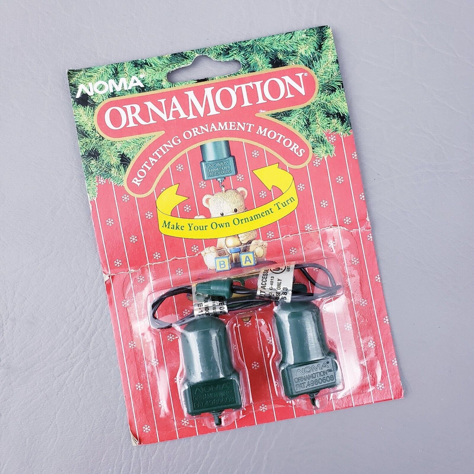 Vintage Noma Ornamotion Rotating Ornament Hook Christmas Light Spinning  Motor