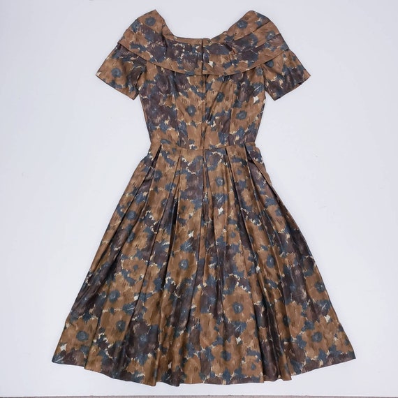 1950s Dress, Vintage Dress Floral Pattern Cocktai… - image 3