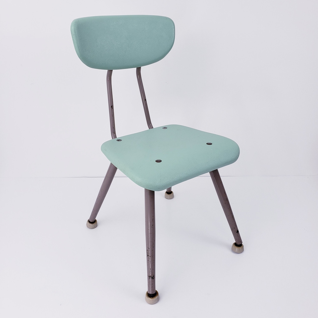 Mid Century Modern Childrens Chair Vintage School Chair Etsy