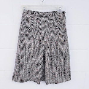 Vintage 1970s Tweed Midi Skirt Size 8, Wool Skirt | Gray Vintage Skirt, A Line Skirt High Waisted Skirt, Fall Skirt, Secretary Skirt