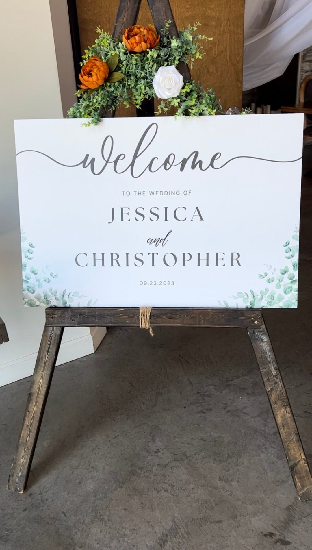 Custom Foam Board Wedding Sign Etsy