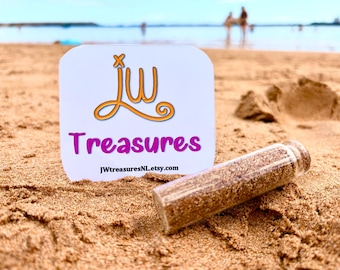 Tenerife Spain - Sand Sample from El Bollullo Beach, Las Teresitas Beach and El Medano - Art Collectible, Unique Gift, Souvenir