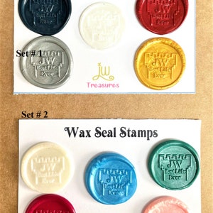 JW Best Life Ever Wax Seals | Self-adhesive Wax Seals Stickers | Wax Seal Set