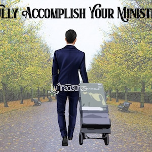 JW Clip Art Vector Portrait Print - Ministry II