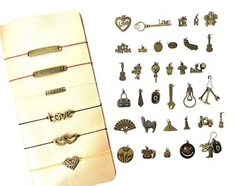 Traveler&#39;s Notebook / Midori Journal Planner Bronze Charms # 2