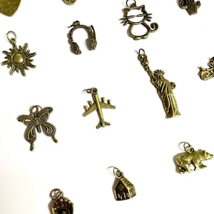Traveler&#39;s Notebook Vintage Charms | Midori Journal Planner Bronze Charms # 3
