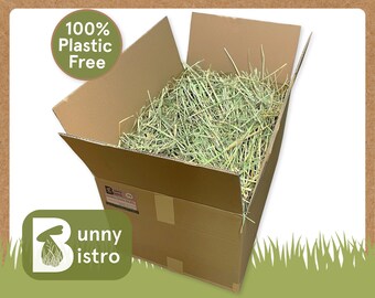 Bunny Bistro 5kg Hay Box - Canadian Timothy Hay, English Meadow Hay, English Timothy Hay