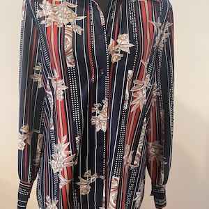 Vintage Floral Patterned Blouse