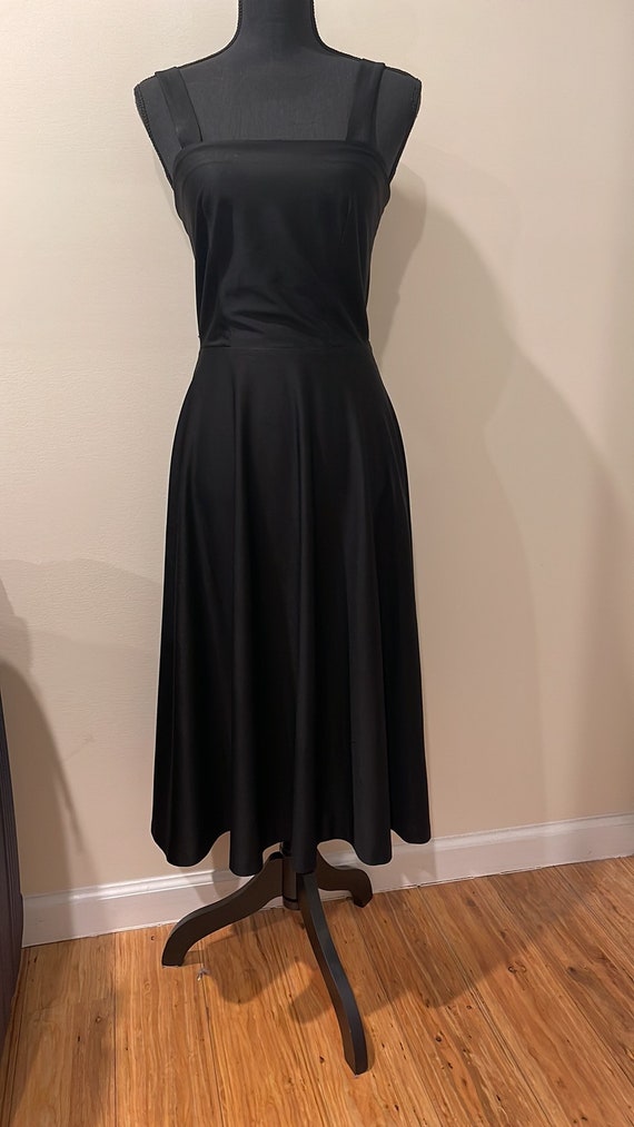 Vintage Vamp Black Maxi Long Dress