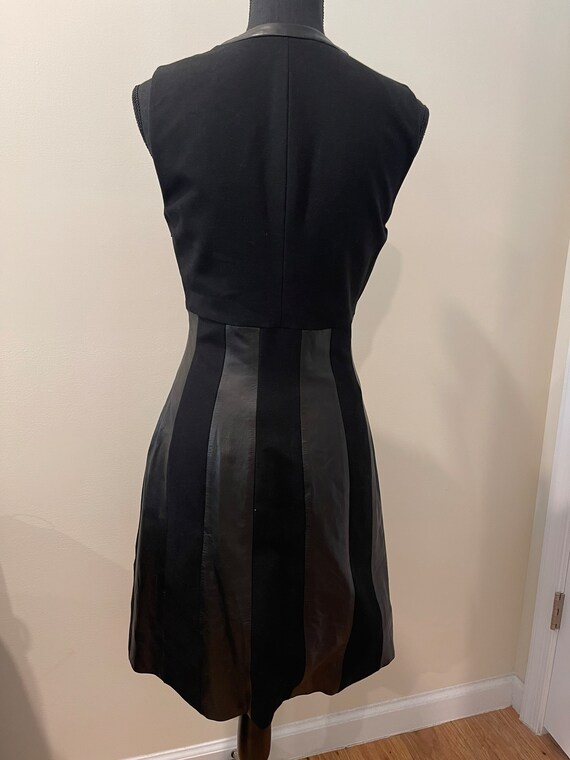 diane von furstenberg leather dress Diane Von Furstenberg