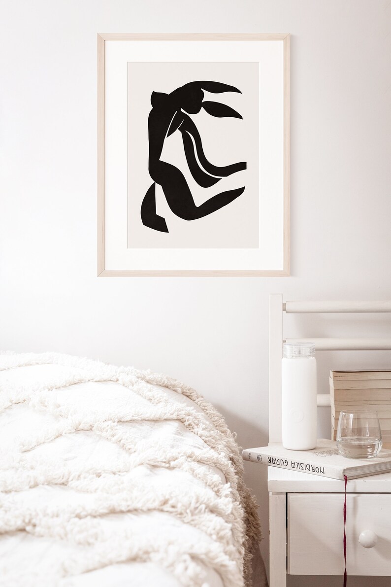 mid-century-modern-art-print-set-matisse-prints-set-of-3-etsy