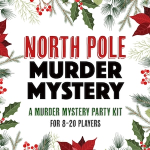 Julmordmysteriespel: För 8 till 20 spelare (utskrivbart)