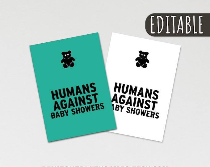 Babies Against Parenthood Game Printable &amp; Customizable CAH Style Game ...