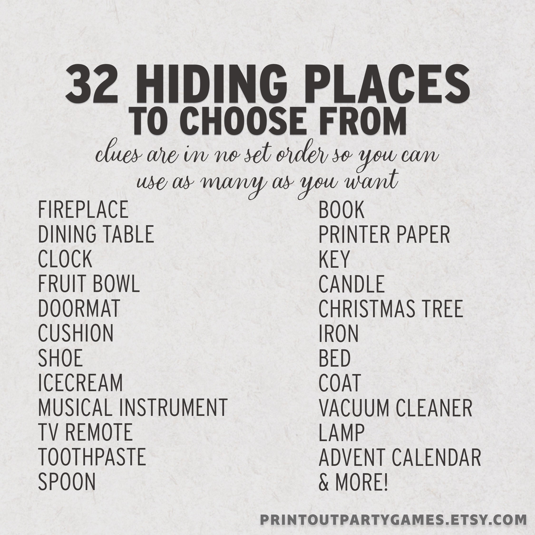 Indoor Treasure Hunt Clue Cards 32 Indoor Clues Christmas Scavenger indoor-treasure-hunt-clue-cards-32-indoor-clues-christmas-scavenger