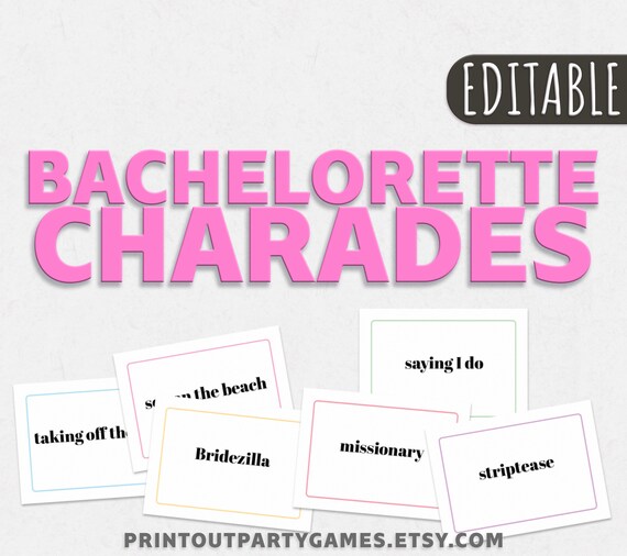 Dirty Charades Words