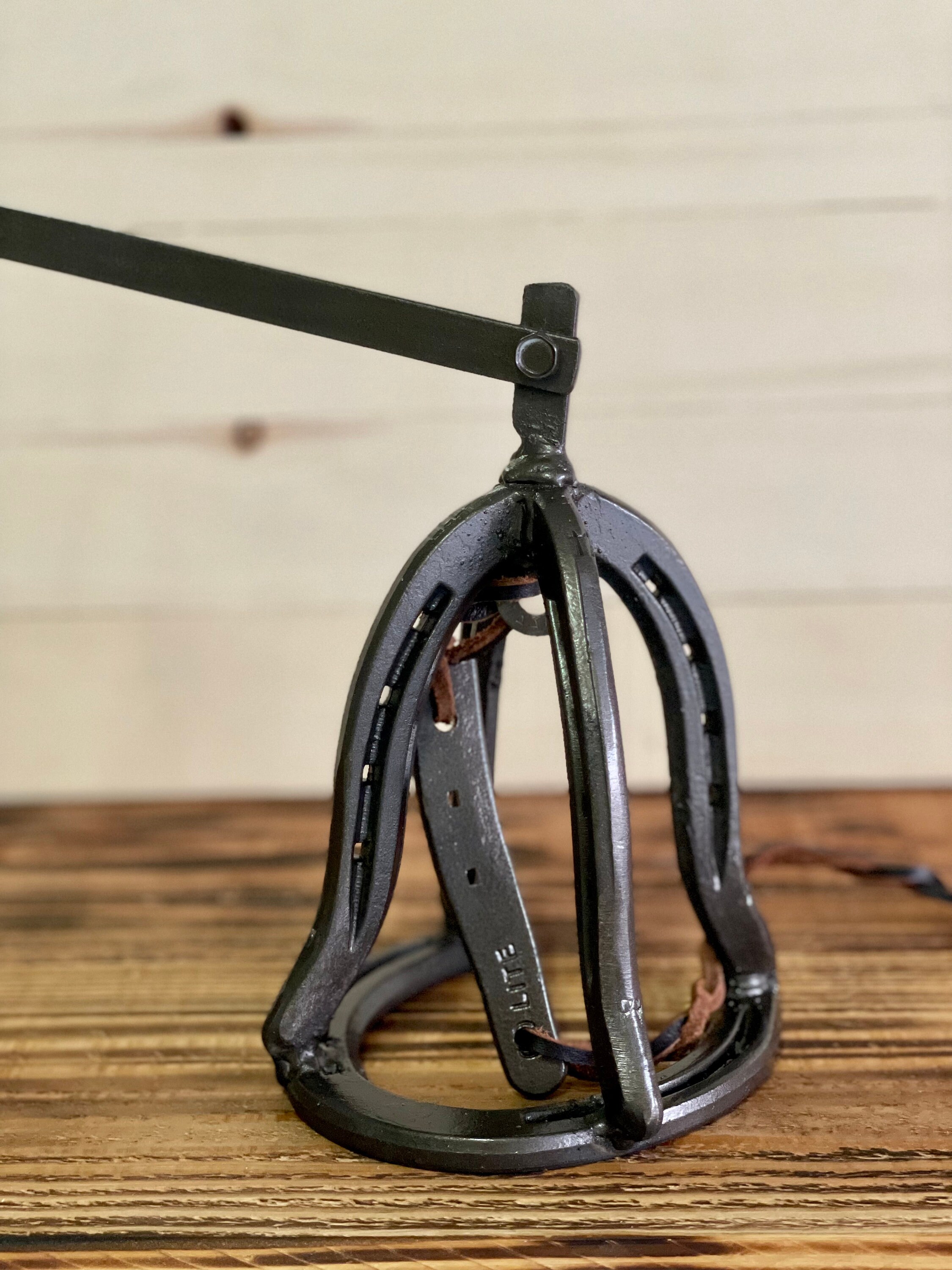 Horseshoe Dinner Bell Rustic Western Home Decor Ranch Farm Etsy