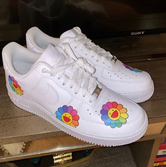 Nike AirForce 1 Flowers | Etsy
