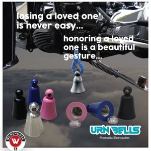 HD Gremlin Guardian Bell, Memorial Cremation Keepsake Urn Bell.  Honor a fallen loved one!