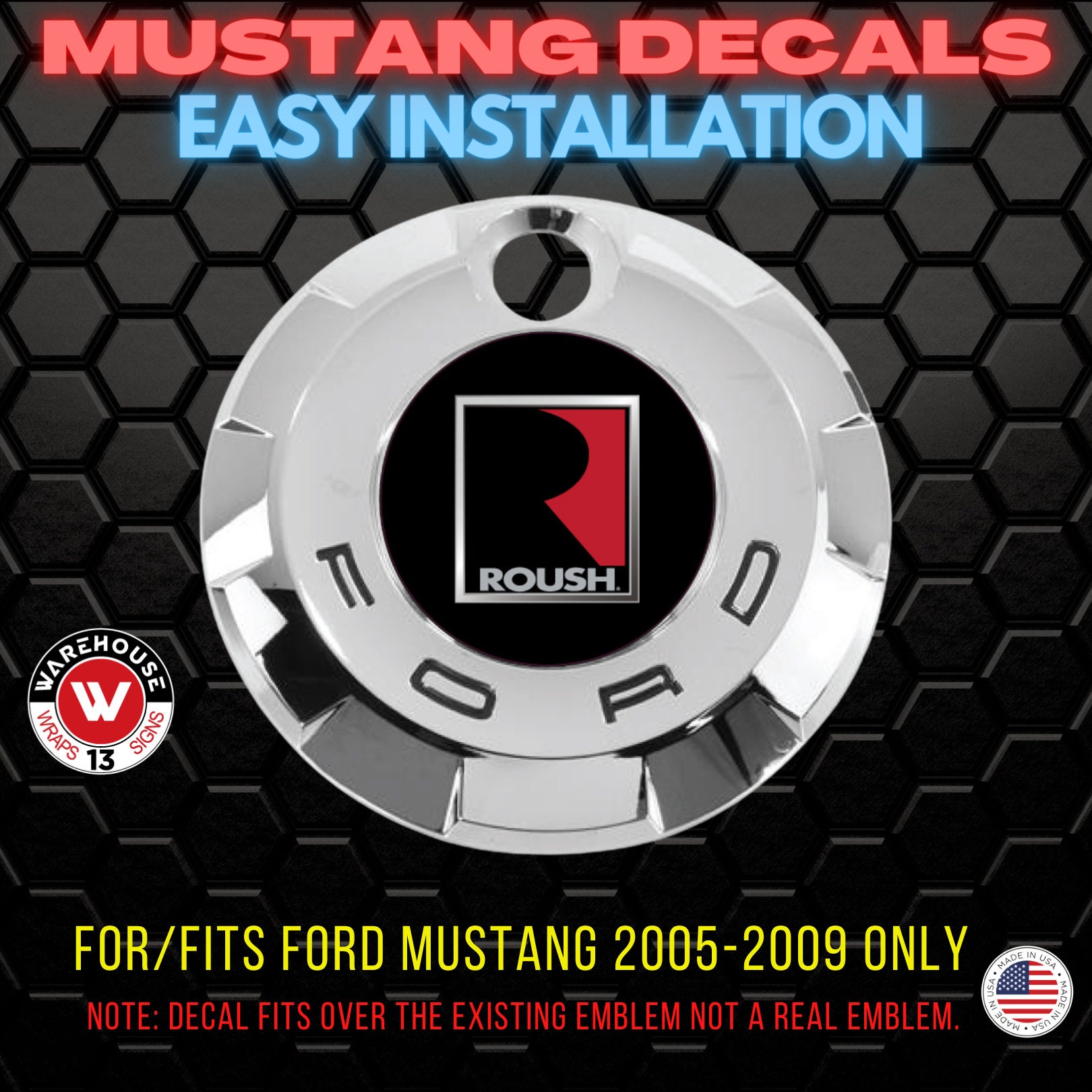 Roush Performance R Logo Logotipo De Mustang Roush