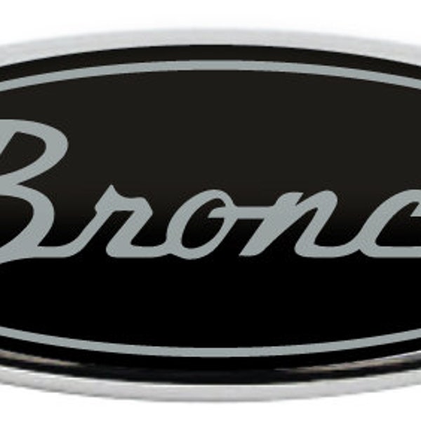 GUARDA Nuovo - Adatto per Ford Bronco 2021+ Solo posteriore Overlay Sticker-Decal Emblem Impermeabile. Cactus grigio, CC e pulsante di avvio