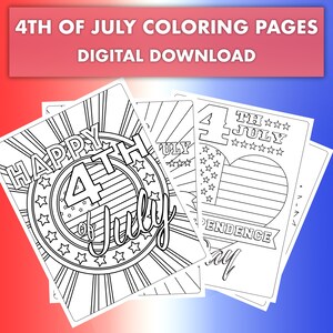 4th of July Coloring Pages