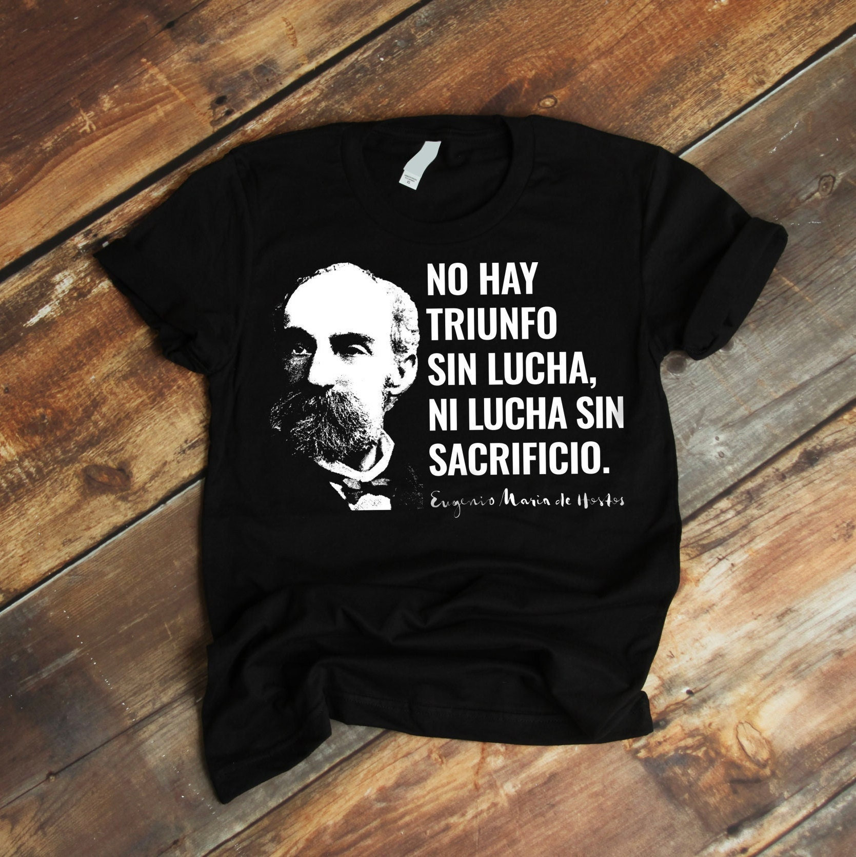 Hostos, Puerto Rican Hero, Quote, Short-Sleeve Unisex T-Shirt