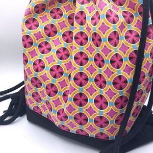 Rucksackbeutel pink, Stoffbeutel zum Umhängen, Turnbeutel Rucksack Damen, Beutel Rucksack Damen,  Turnbeutel Tasche Damen, Fahrrad Beutel