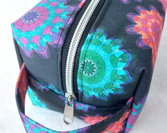 Boxy bag, cosmetic bag square, travel cosmetic bag women, camping cosmetic bag, cosmetic bag for travel, travel make-up bag