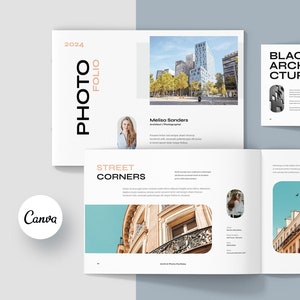 Architecture Interior Design Portfolio, Canva Template, Landscape Business Brochure, Modern Architectural Portfolio Template, Designer Folio