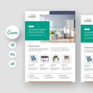 Wholesale Line Sheet Template, Business Catalog Template, Etsy Product List, Wholesale Price List, Canva Template, Furniture Catalog Design