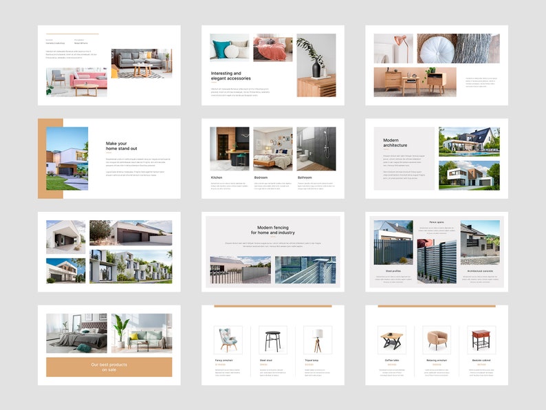 Architecture and Interior Design Portfolio PowerPoint Presentation Canva Template, Architect, Designer and Realtor, Construction Building, Fully Editable in Canva, Figma Template, Instant Downloads, Digital Products, Artbart Activity