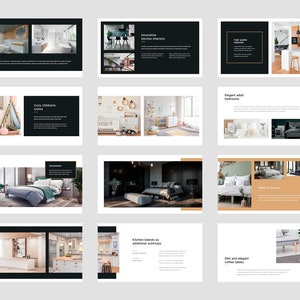 Architecture and Interior Design Portfolio PowerPoint Presentation Canva Template, Architect, Designer and Realtor, Construction Building, Fully Editable in Canva, Figma Template, Instant Downloads, Digital Products, Artbart Activity