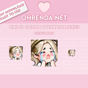 Limitierte Auflage Overwatch Twitch Emote / Crying Mercy