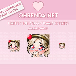 Limited Edition Overwatch Twitch Emote / Adoring Mercy