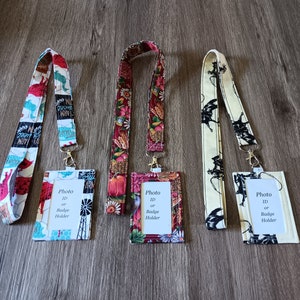 Farm Lanyard and ID card holder/cow horse, fall harvest id holder/lanyard/handmade/gift idea/teacher gift/nurse gift/badge holder