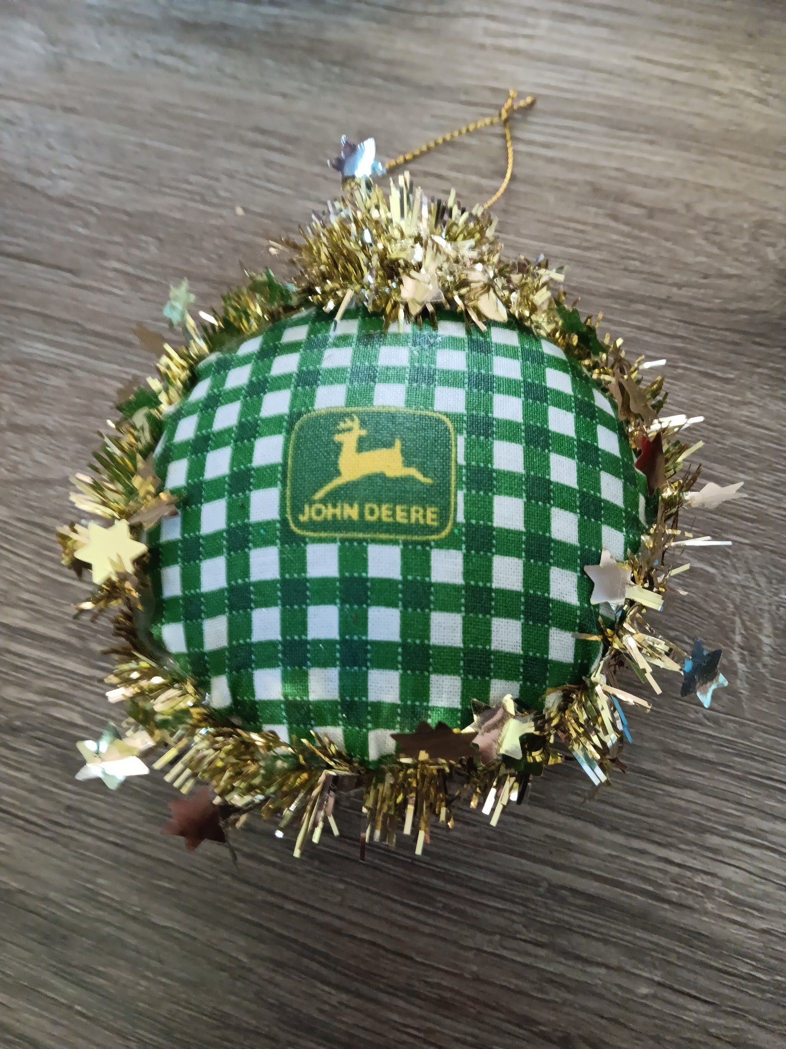 John Deere Christmas Ornament/ John Deere Ornament/ Ornament/ Handmade