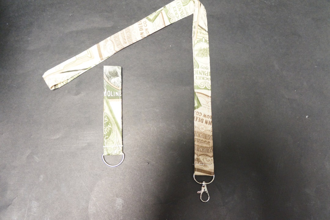 John Deere Lanyard/ John Deere Keychain/ John Deere Plow Etsy