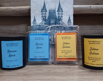 Handmade the fine print candle/handmade bookish candle/book merch/Zahra Gulian candle/Rowan Kanecandle/romcom candles/dreamland billionaires