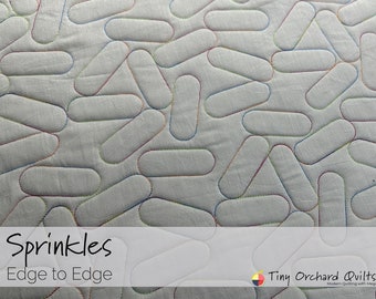Sprinkles Edge to Edge Digital Quilting Design