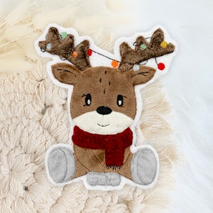 Application moose | Iron-on patch | Patch | Patch | Christmas sweater | Christmas | Winter Christmas | Advent calendar | Nicholas