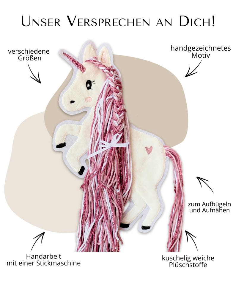 Applikation Einhorn Mit M hne Rose Rosa Wei Einh rner Mit Wollm hne applikation-einhorn-mit-m-hne-rose-rosa-wei-einh-rner-mit-wollm-hne