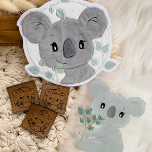 Application Koala Iron-on patch Patch Patch Iron-on patch 3D effect patches image 7