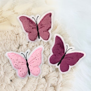Schmetterling zum Aufbügeln Bügelbild Patch Aufnäher Aufbügler Applikation 3D Patch Bild 1