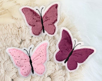 Schmetterling zum Aufbügeln | Bügelbild | Patch | Aufnäher | Aufbügler | Applikation | 3D Patch