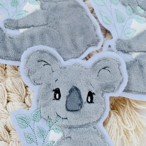 Applikation Koala Bügelbild Patch Aufnäher Aufbügler 3D Effekt Patches Bild 4