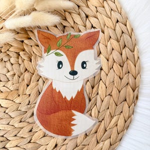 Bügelbild Fuchs | Waldtiere | Herbst | Bügelbild Mädchen Jungen | Bügelpatch | Aufbügler