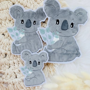 Application Koala Iron-on patch Patch Patch Iron-on patch 3D effect patches image 2