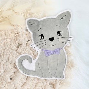 Applique cat | Iron-on patch | Patch | Patch | Iron-on patch | 3D effect