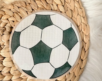 Bügelbild Fußball | Fußball zum Aufbügeln | Bügelpatch | Aufbügler