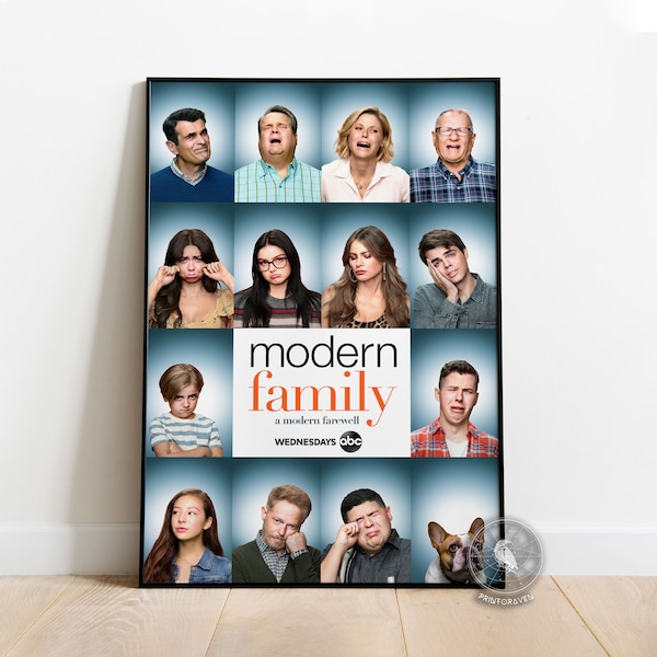 Modern Family Poster | Jay Pritchett Wall Art | Wall Decoration | Framed Poster | TV Series Poster Print
